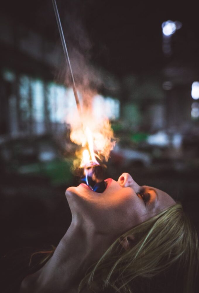 Annika Hakala Circus Artist Fire Show