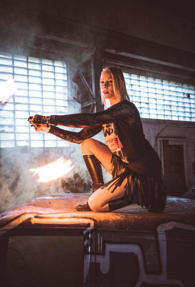 Annika Hakala Circus Artist Fire Show Vienna