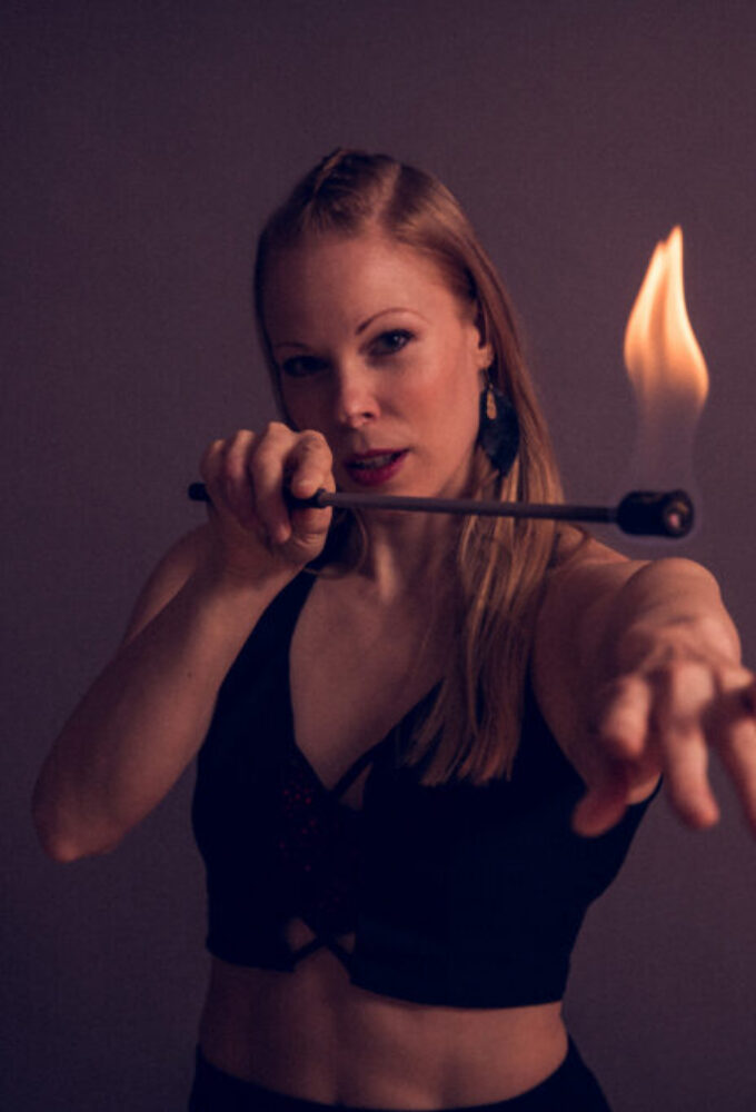 Annika Hakala Fire Show Vienna